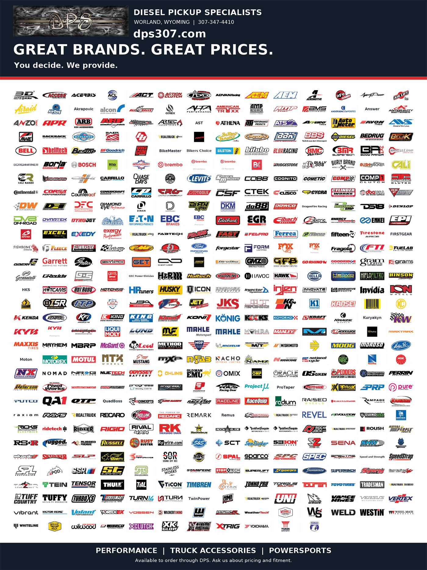 Brands we use